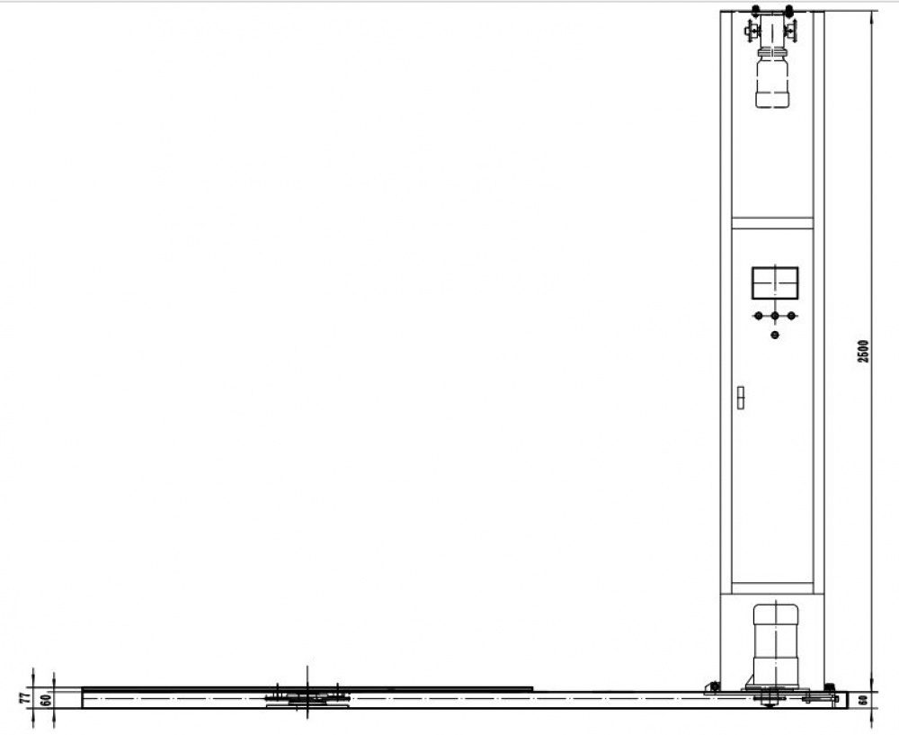 Owijarka T1650FL 2,1 m, 2,4 m, 2,8 m